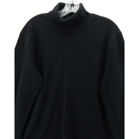 Buck Mason Sweater Medium Slub Waffle Turtleneck Thermal Pullover - Picture 2 of 10